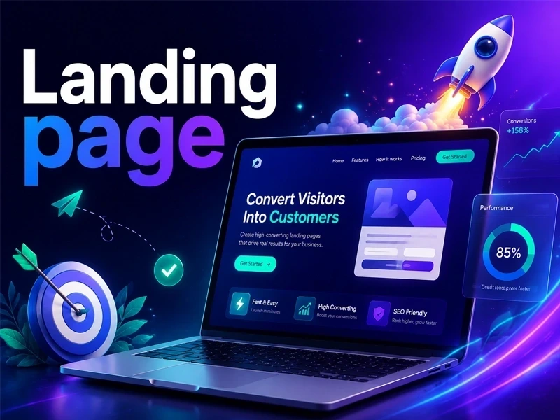 لندینگ پیج چیست؟ انواع، کاربرد و اصول طراحی Landing Page
